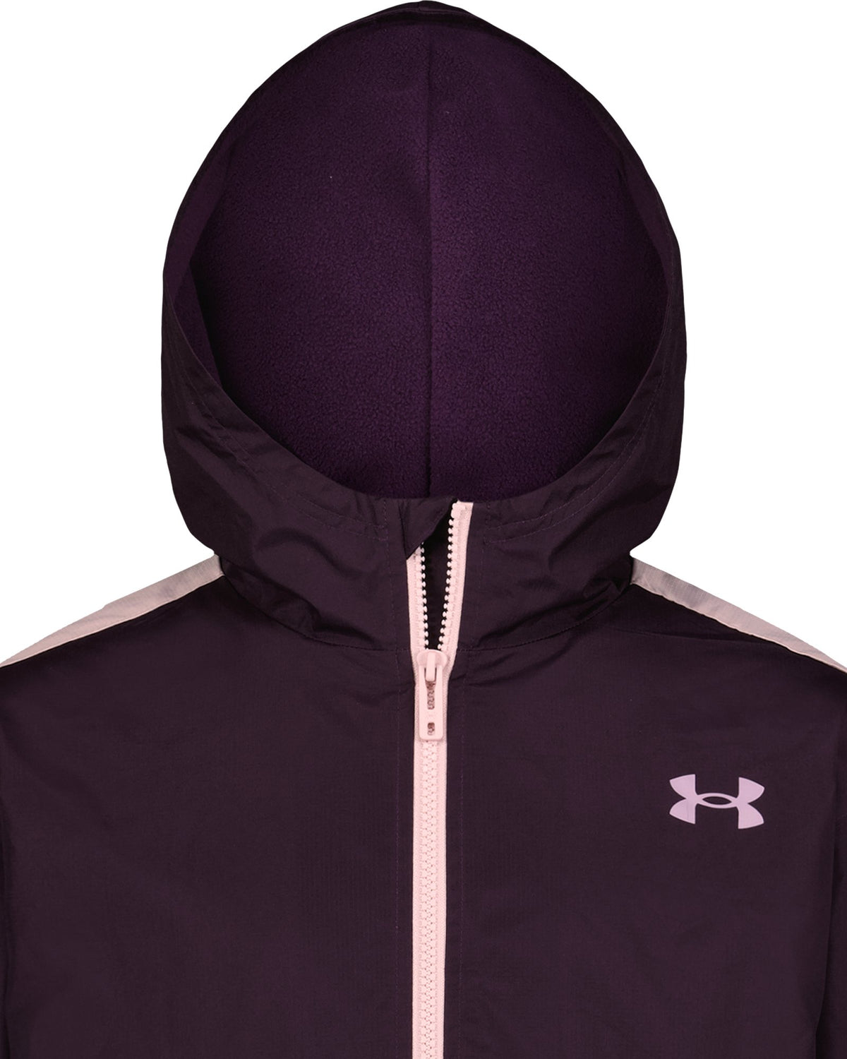 UA Manataug Girls' Windbreaker - Purple
