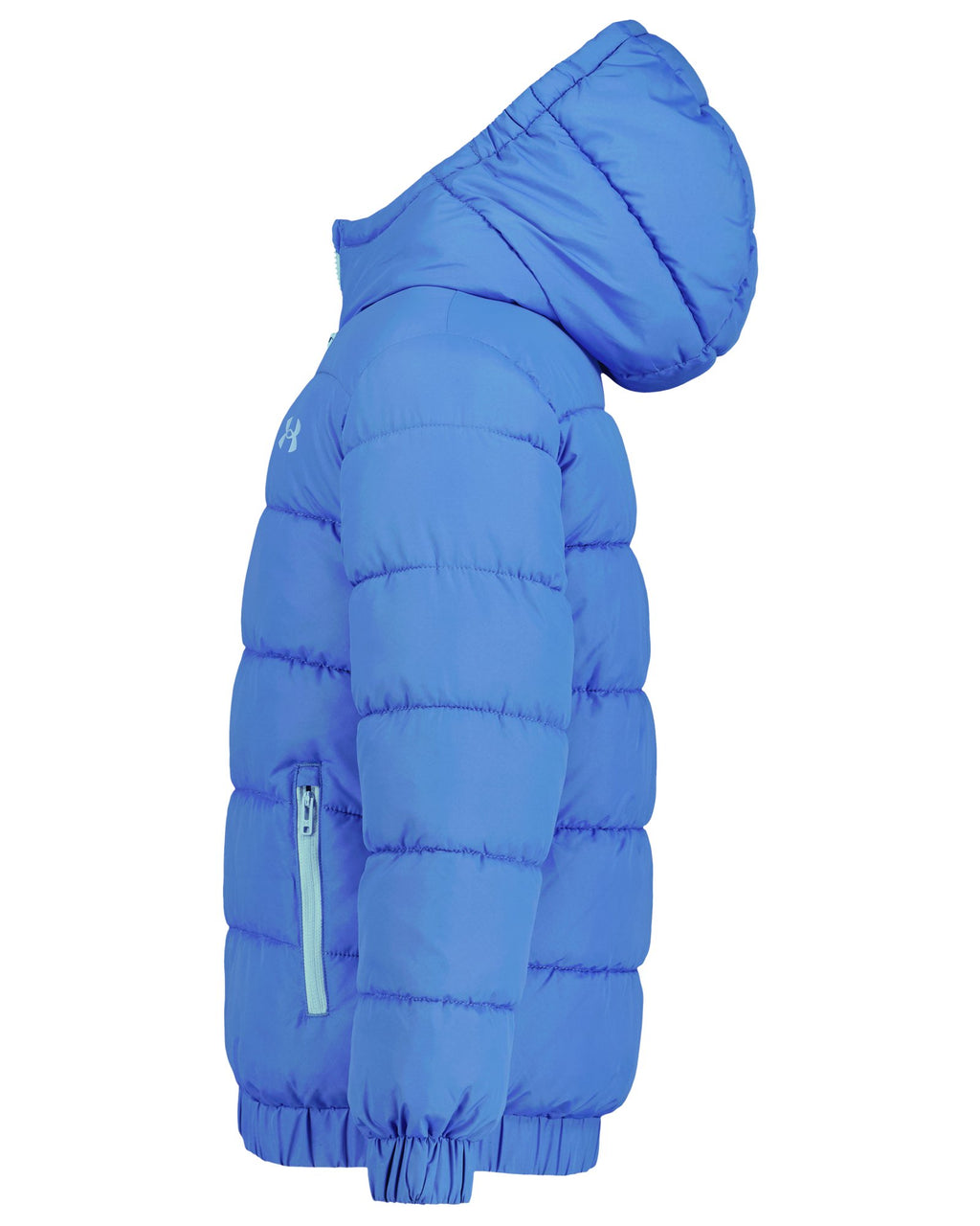 UA Prime Girls' Hooded Puffer Jacket - Blue
