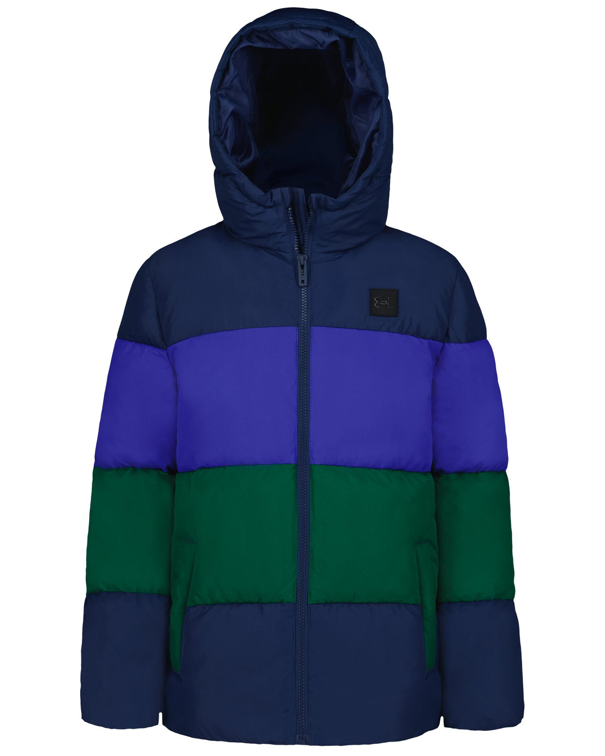 UA Panel Block Boys' Puffer Jacket - Blue