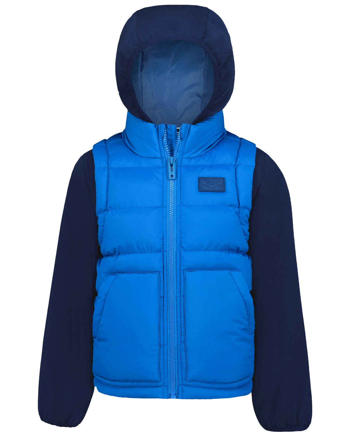 UA 2-Fer Boys' Hoodie Vest - Blue