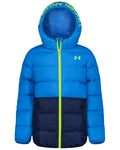 UA Pronto Colorblock Boys' Puffer Jacket - Blue
