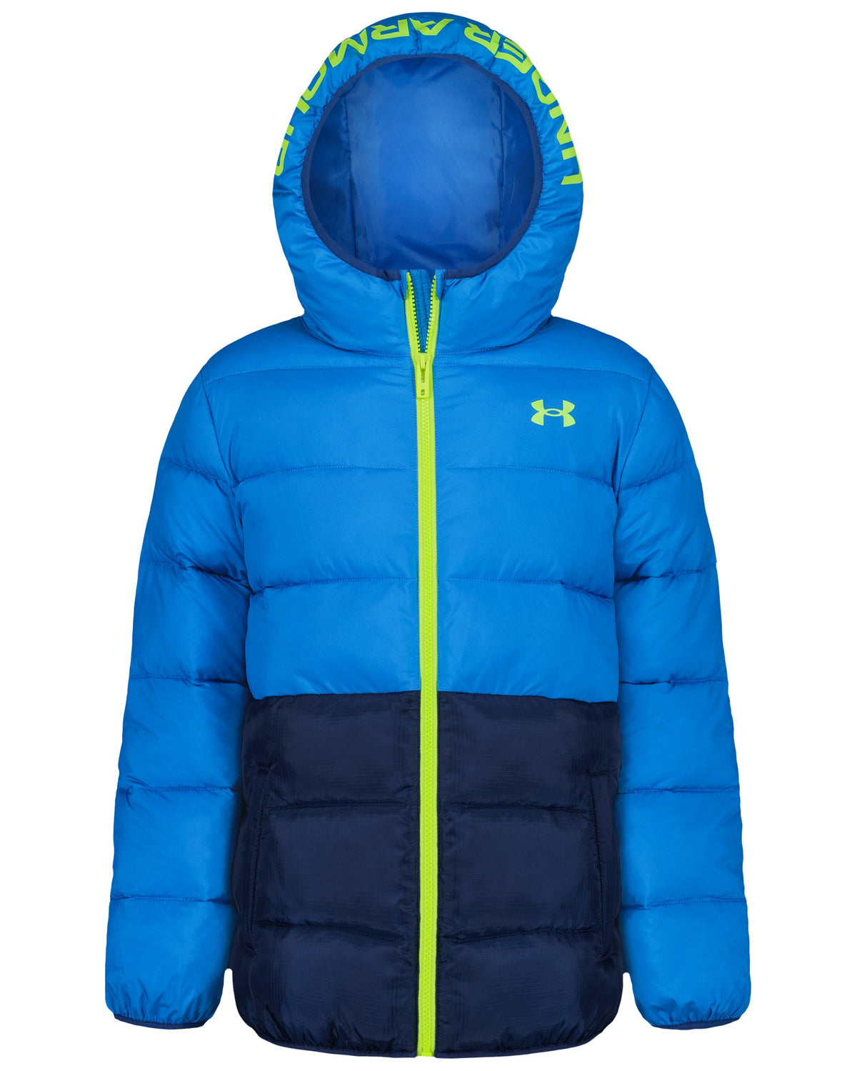 UA Pronto Colorblock Boys' Puffer Jacket - Blue