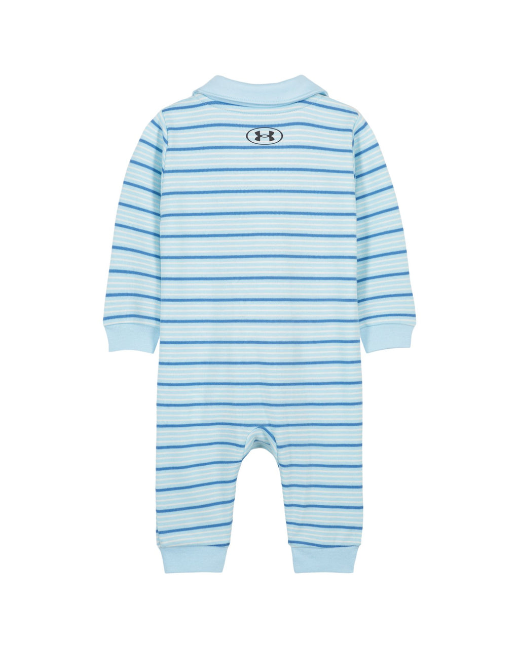 UA Stripe Newborn Boys' Polo Coverall - Blue