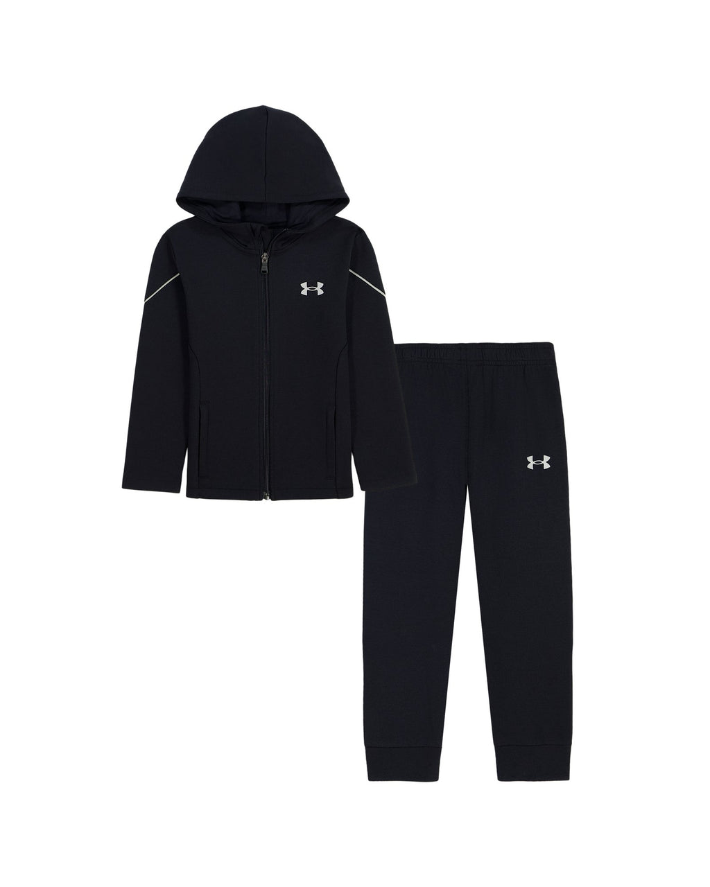 UA Double Knit Little Boys' Set - Black