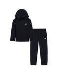 UA Double Knit Little Boys' Set - Black