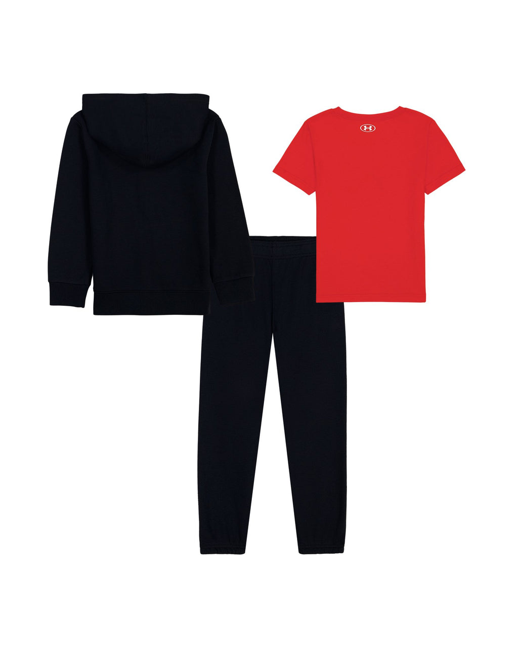 UA 3-Piece Infant Boys' Full-Zip Hoodie Set - Black