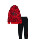 UA Rival Print Little Boys' Hoodie Set - Red