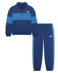 UA Colorblock Little Boys' ¼ Zip Set - Blue