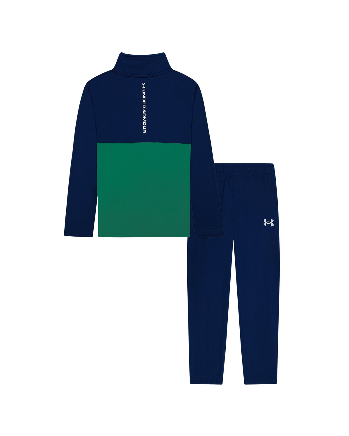 UA Tech™ Little Boys' ¼ Zip Set - Blue