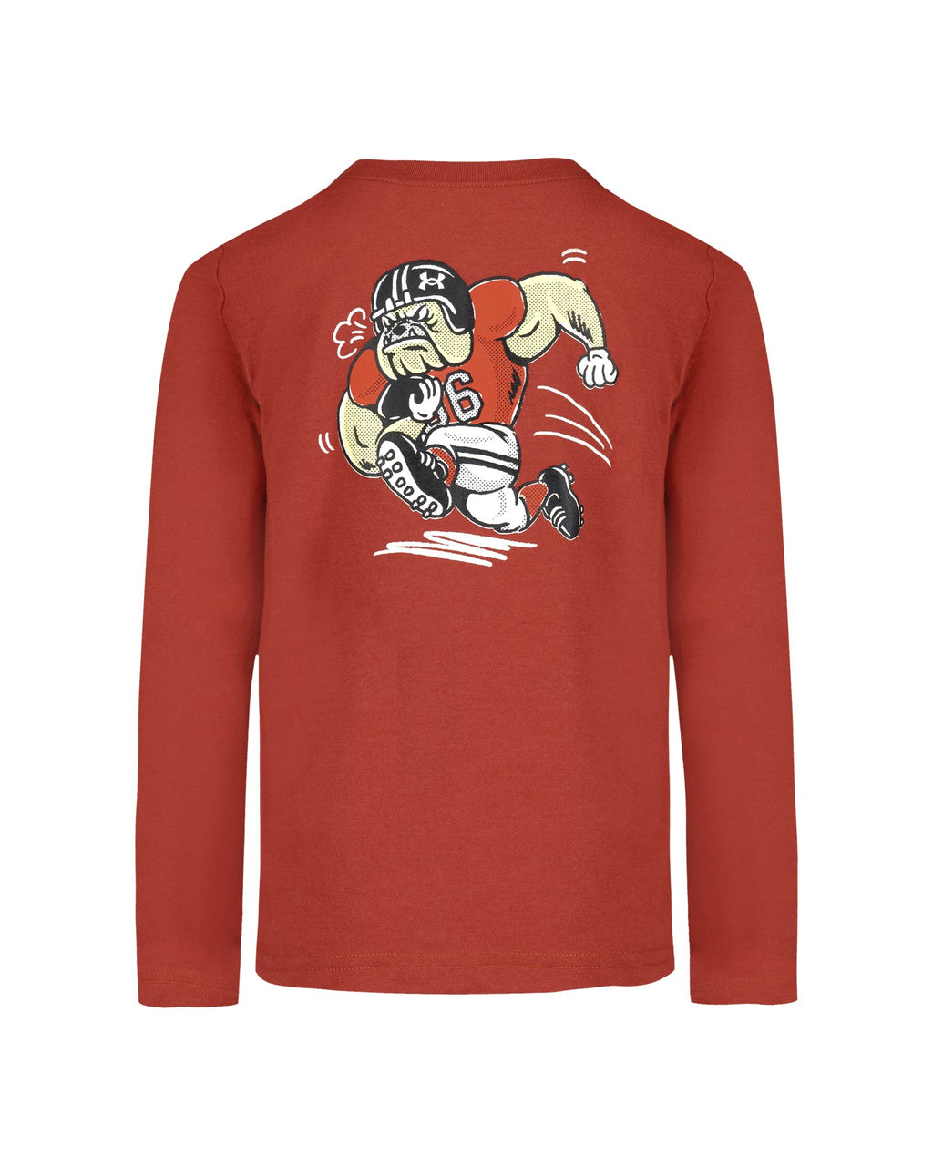UA Bulldog Little Boys' Long Sleeve - Red