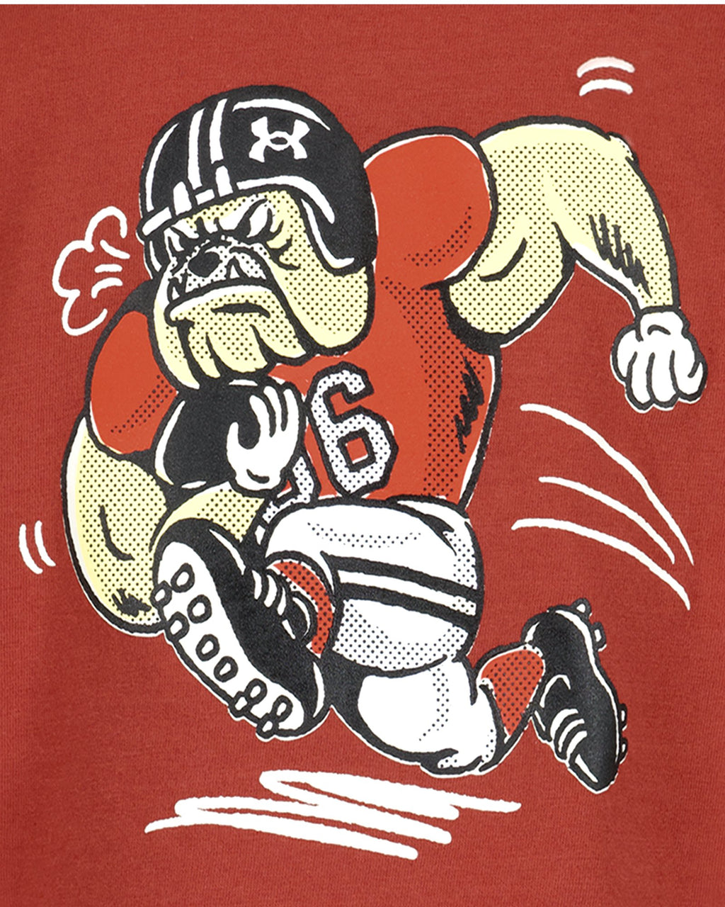 UA Bulldog Little Boys' Long Sleeve - Red
