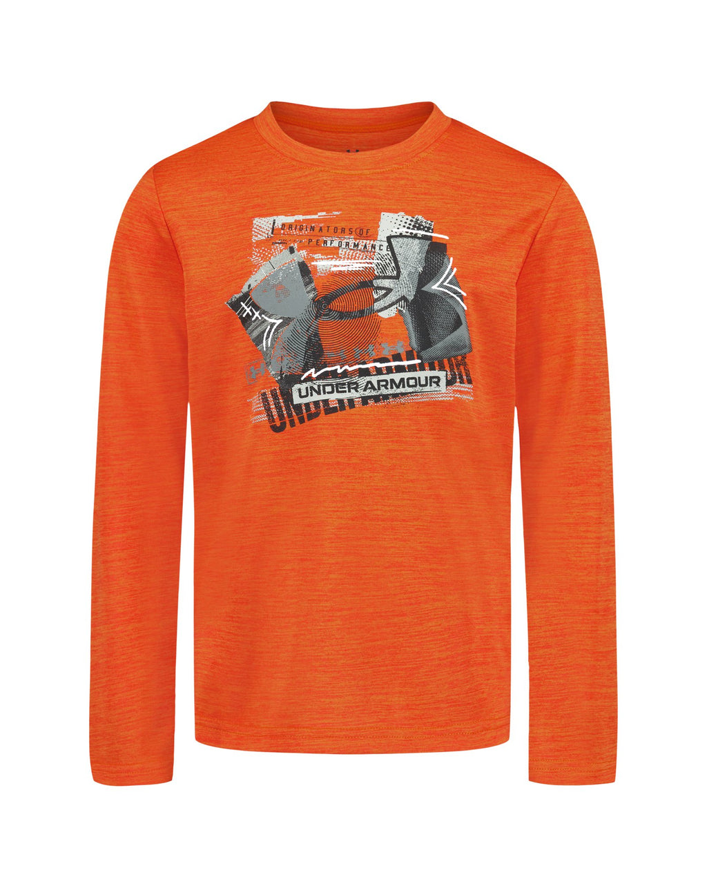 UA Logo Twist Little Boys' Long Sleeve - Orange
