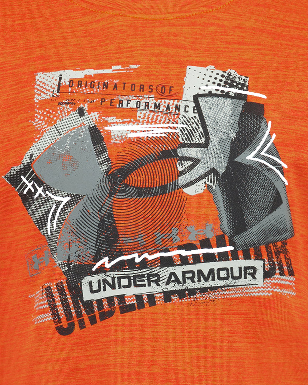 UA Logo Twist Toddler Boys' Long Sleeve - Orange