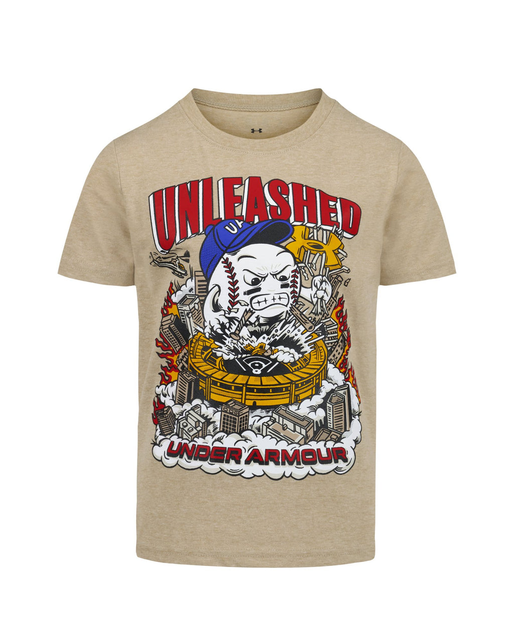 UA Unleashed Little Boys' T-Shirt - Brown
