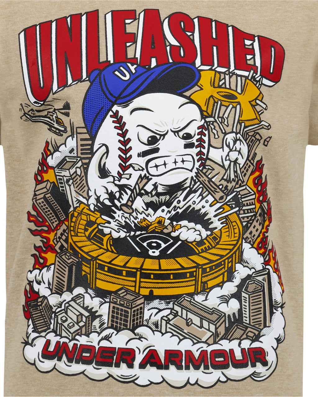 UA Unleashed Little Boys' T-Shirt - Brown