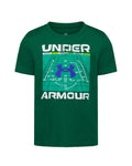 UA Endzone Logo Little Boys' Short Sleeve - Green