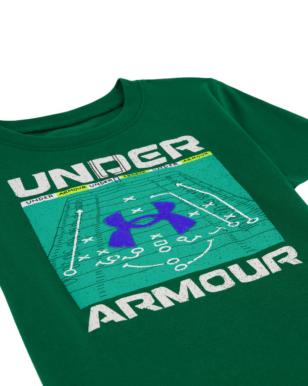 UA Endzone Logo Toddler Boys' Short Sleeve - Green