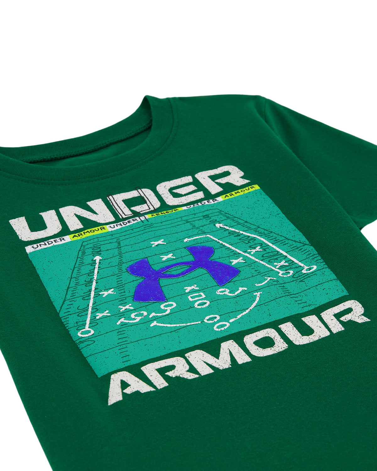 UA Endzone Logo Toddler Boys' Short Sleeve - Green
