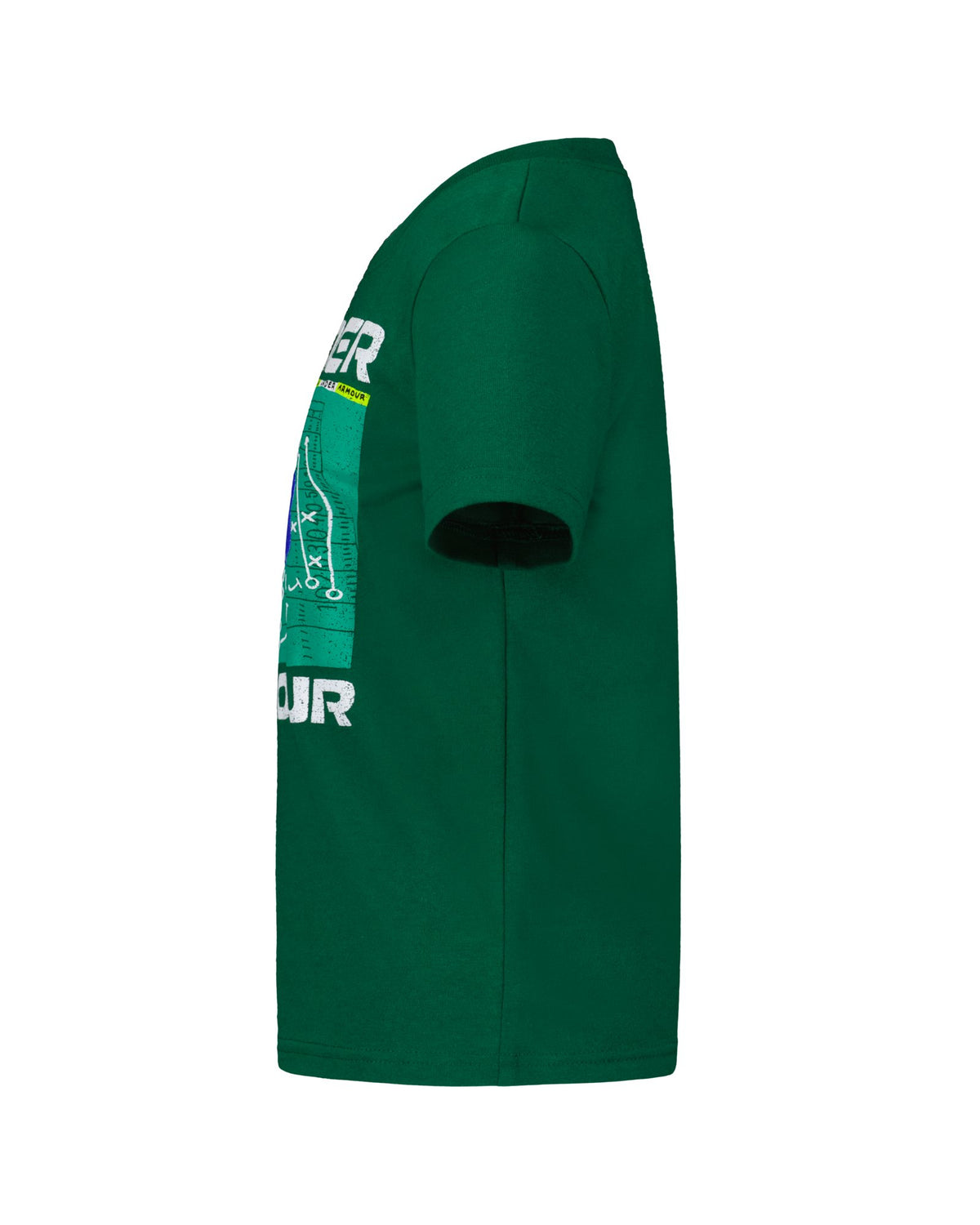 UA Endzone Logo Toddler Boys' Short Sleeve - Green