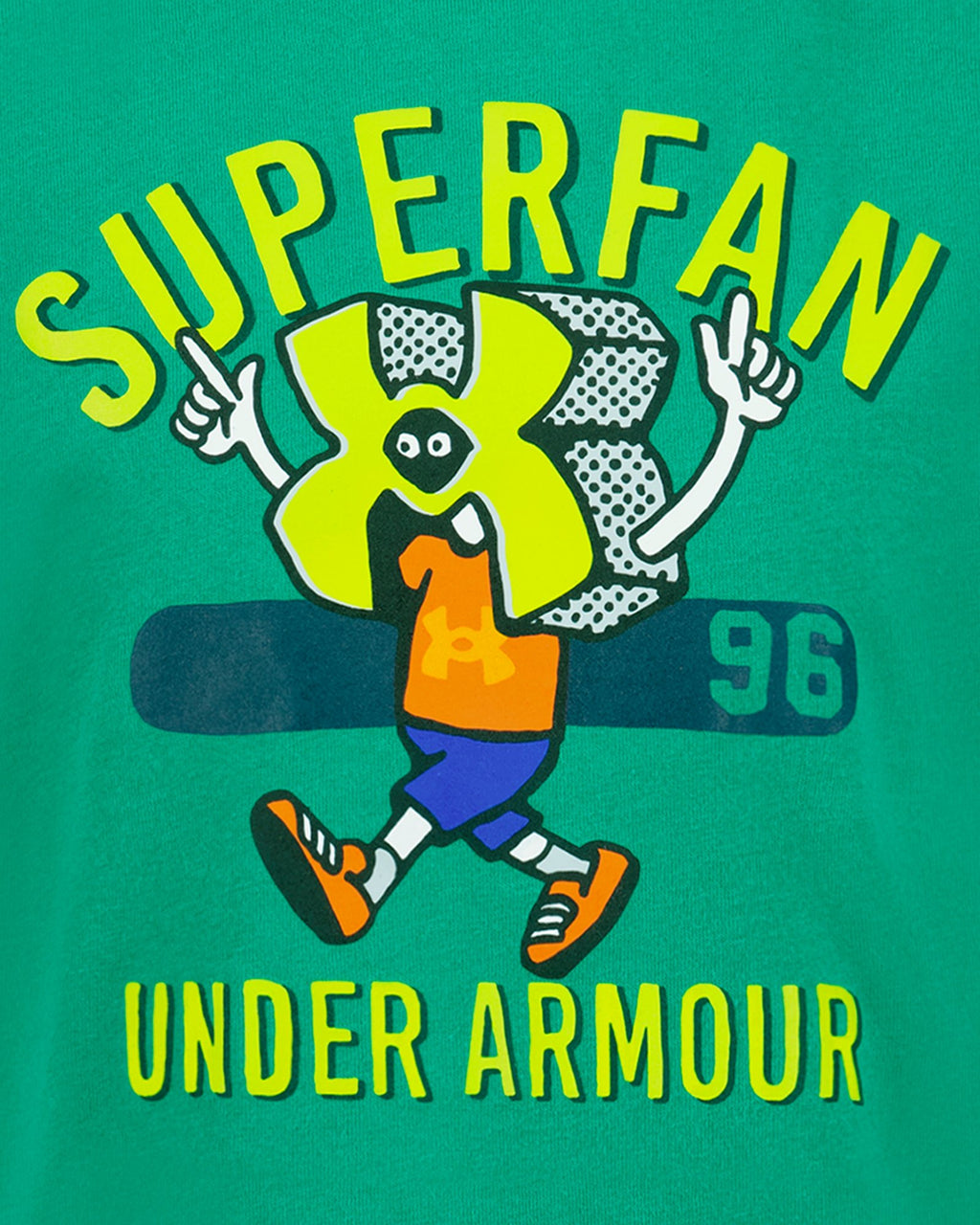 UA Superfan Logo Toddler Boys' T-Shirt - Green