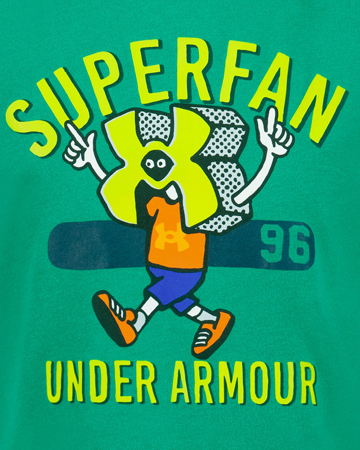 UA Superfan Logo Toddler Boys' T-Shirt - Green