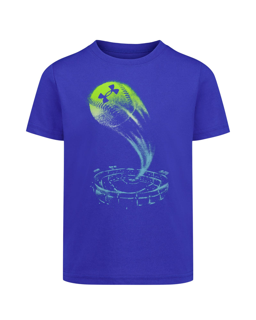 UA Homerun Logo Little Boys' T-Shirt - Blue