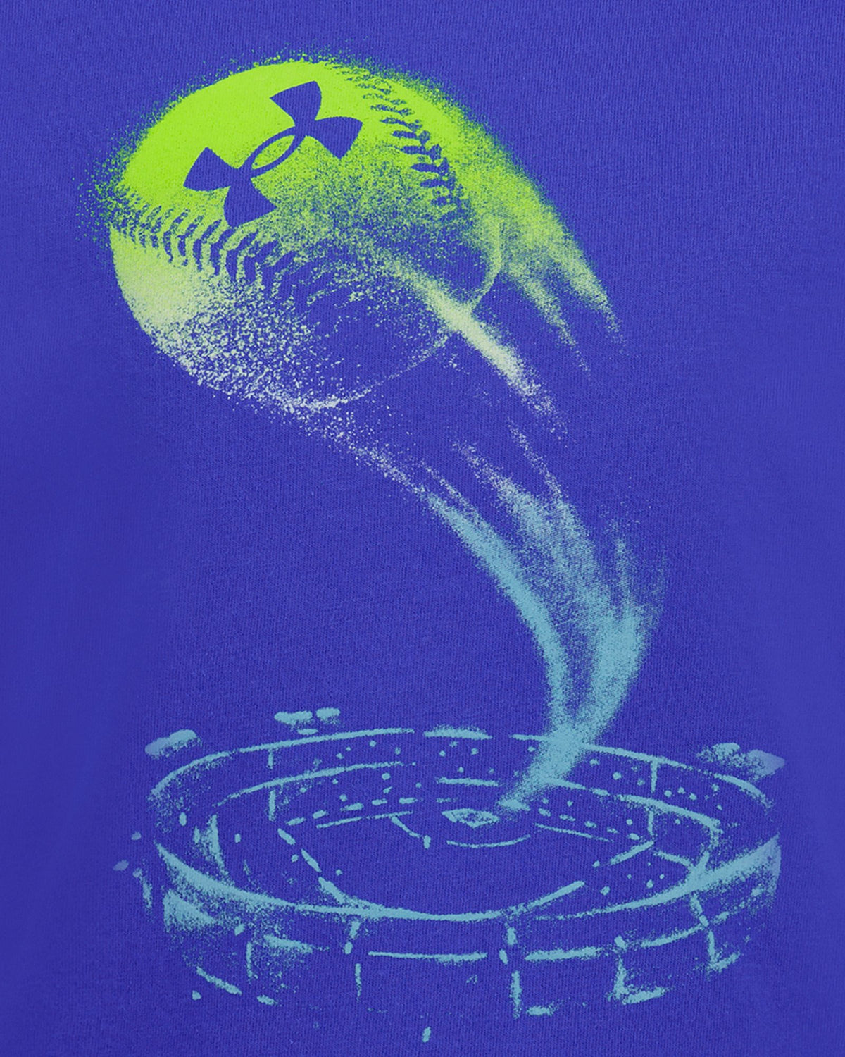 UA Homerun Logo Little Boys' T-Shirt - Blue