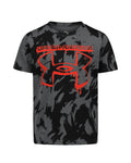UA Plume Wave Print Logo Little Boys' T-Shirt - Black