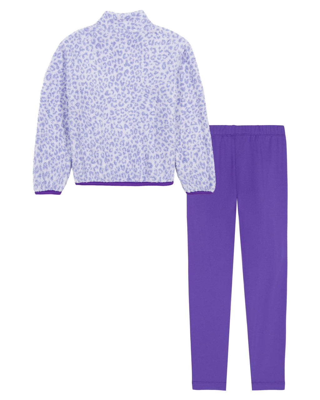 UA Sherpa Little Girls' Full-Zip & Leggings Set - Purple