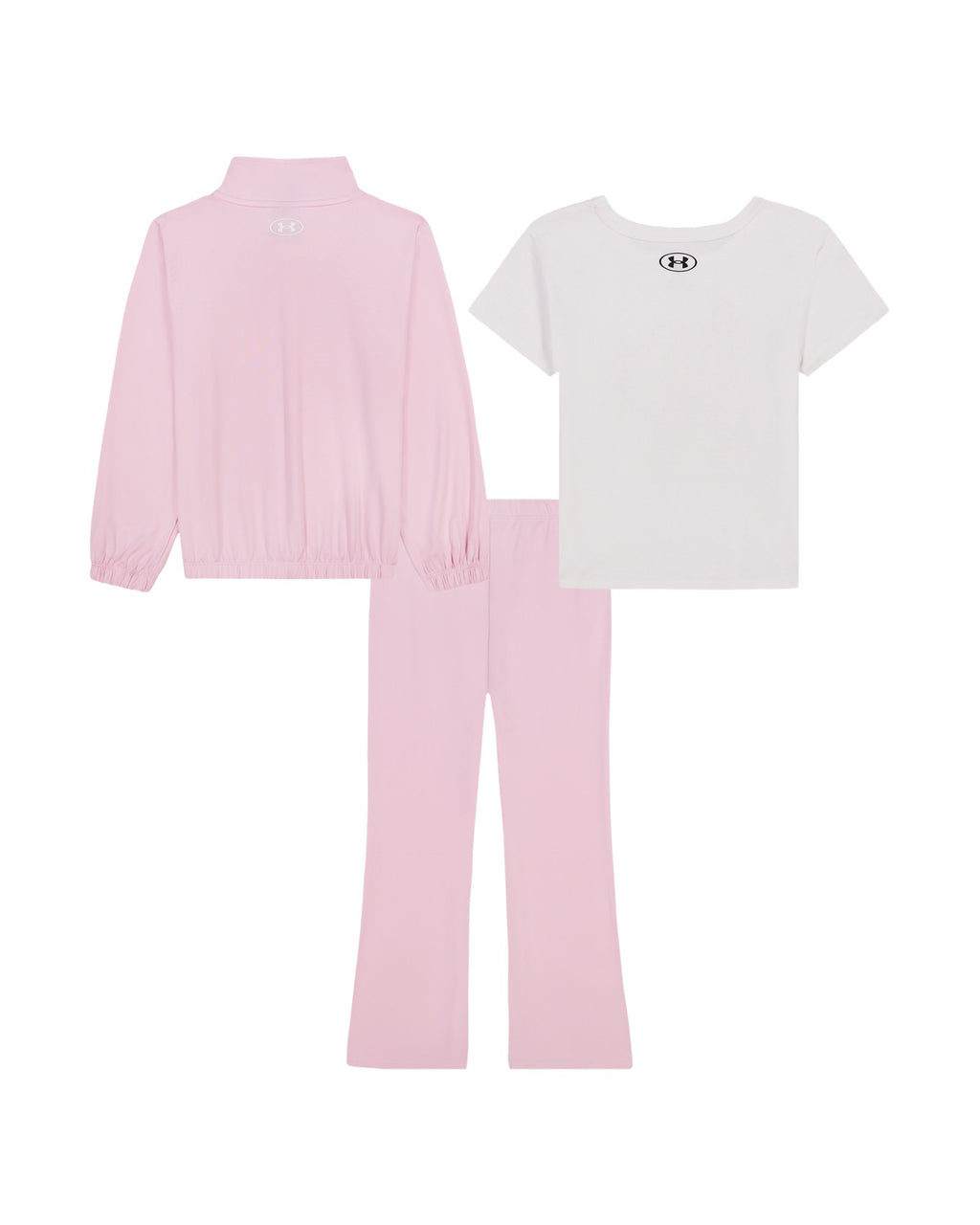 UA Stretch Jersey Little Girls' 3-Piece Set - Pink