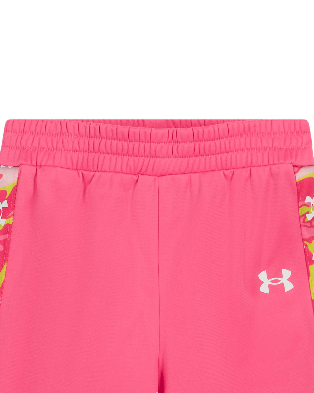 UA Rival Print Trim Tricot Little Girls' Track Set - Pink