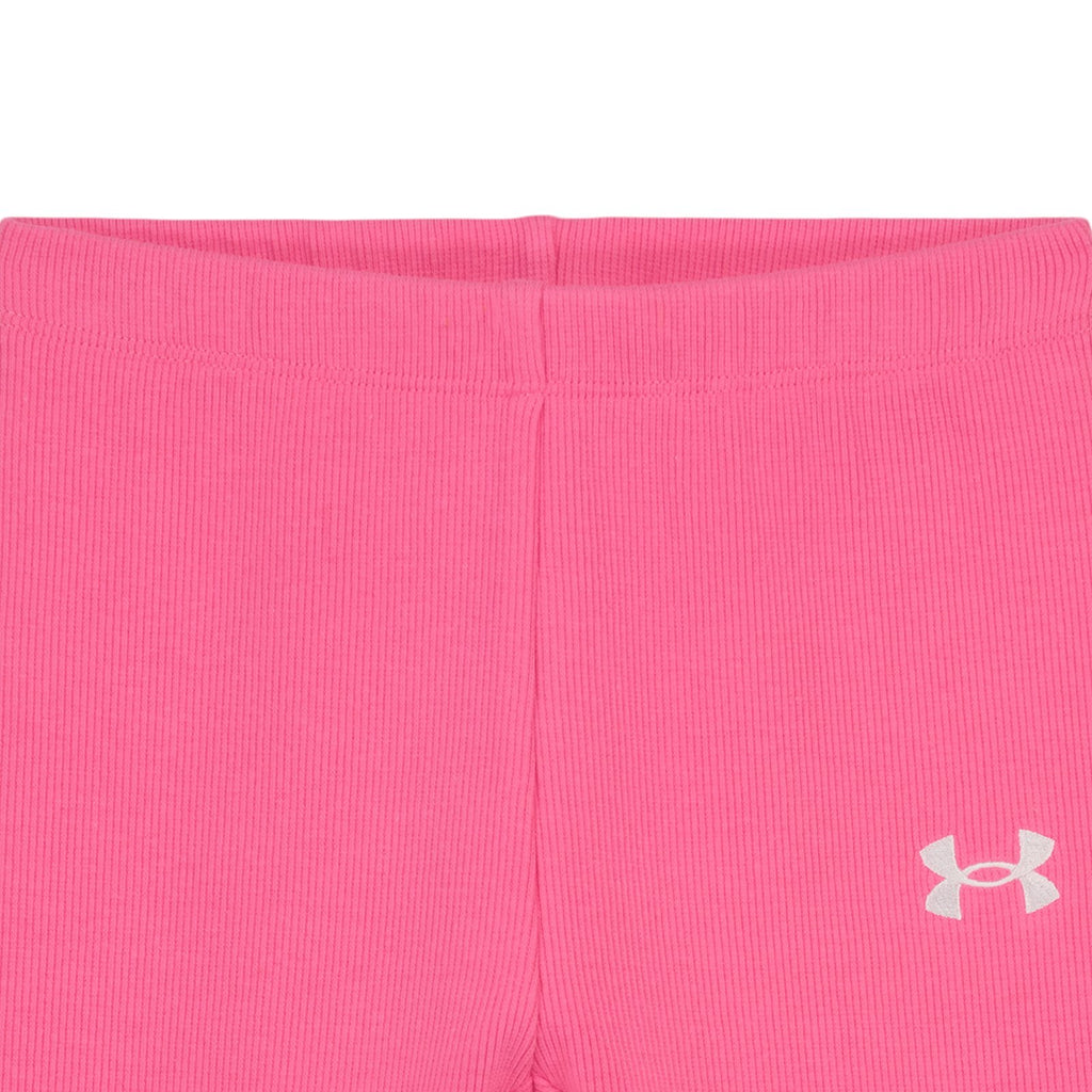 UA Ribbed Fleece Little Girls' Set - Pink