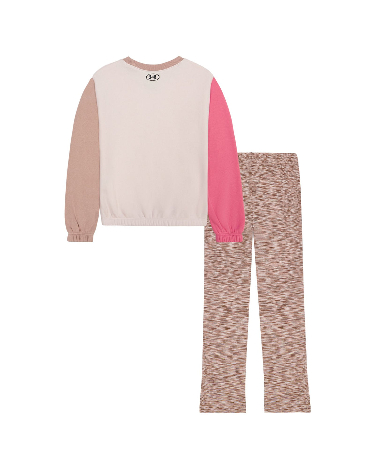 UA Colorblock Twist Flare Toddler Girls' Crewneck & Leggings Set - Pink