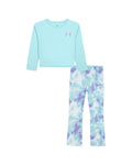 UA Twist Flare Little Girls' Leggings Set - Blue