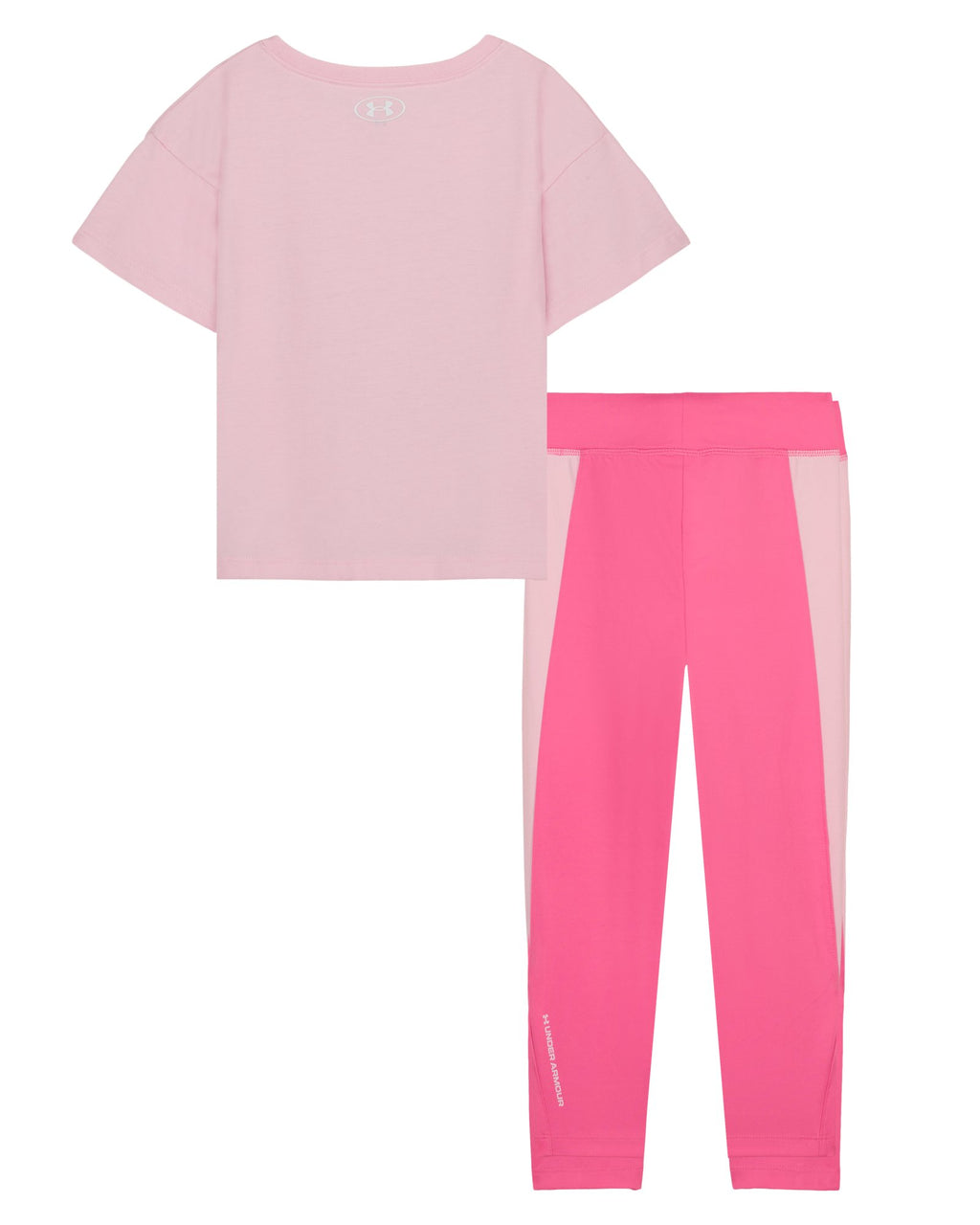 UA Colorblock Little Girls' T-Shirt & Leggings Set - Pink