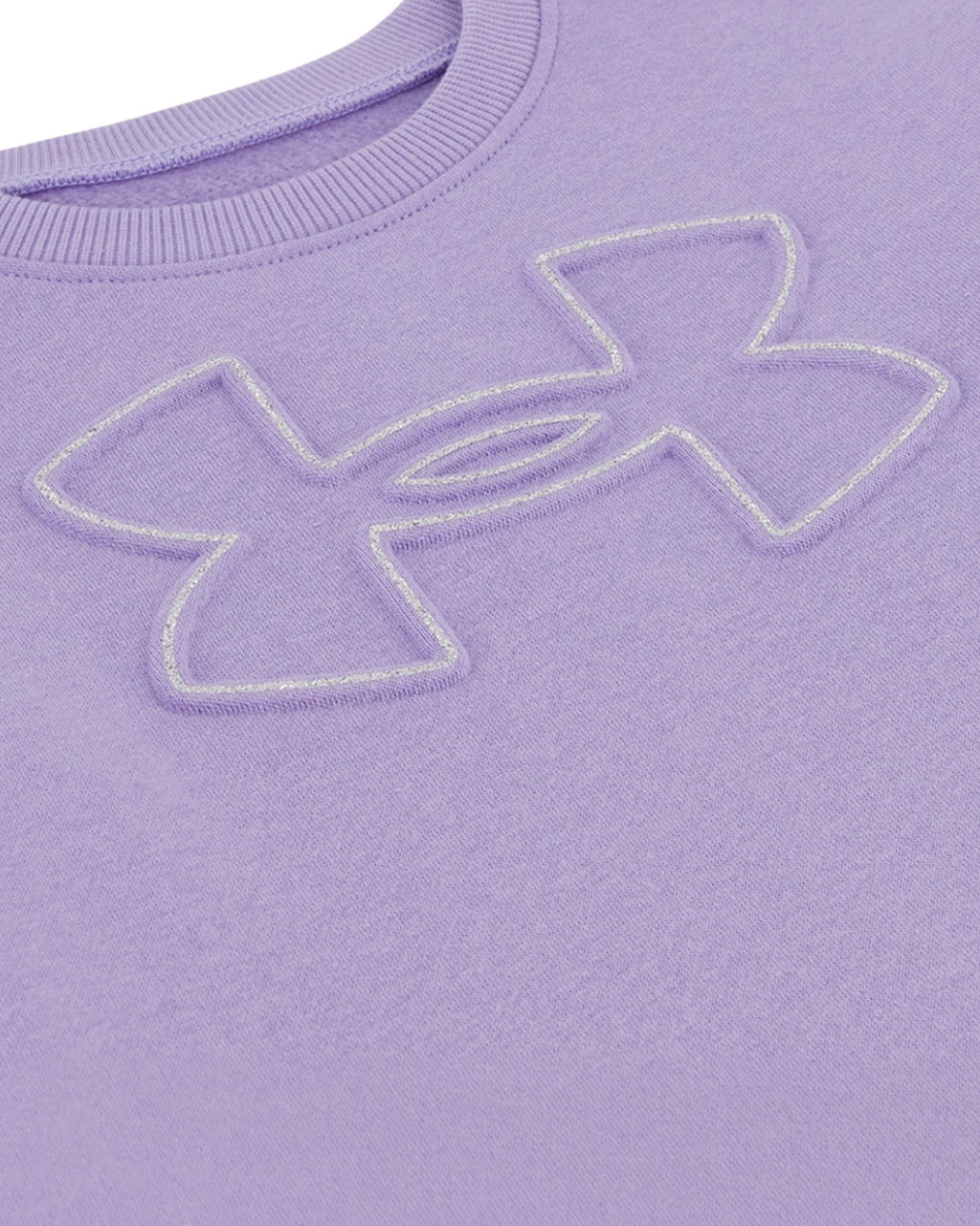 UA Rival Embossed Toddler Girls' Crew - Purple
