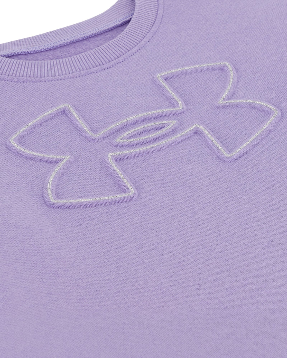UA Rival Embossed Toddler Girls' Crew - Purple