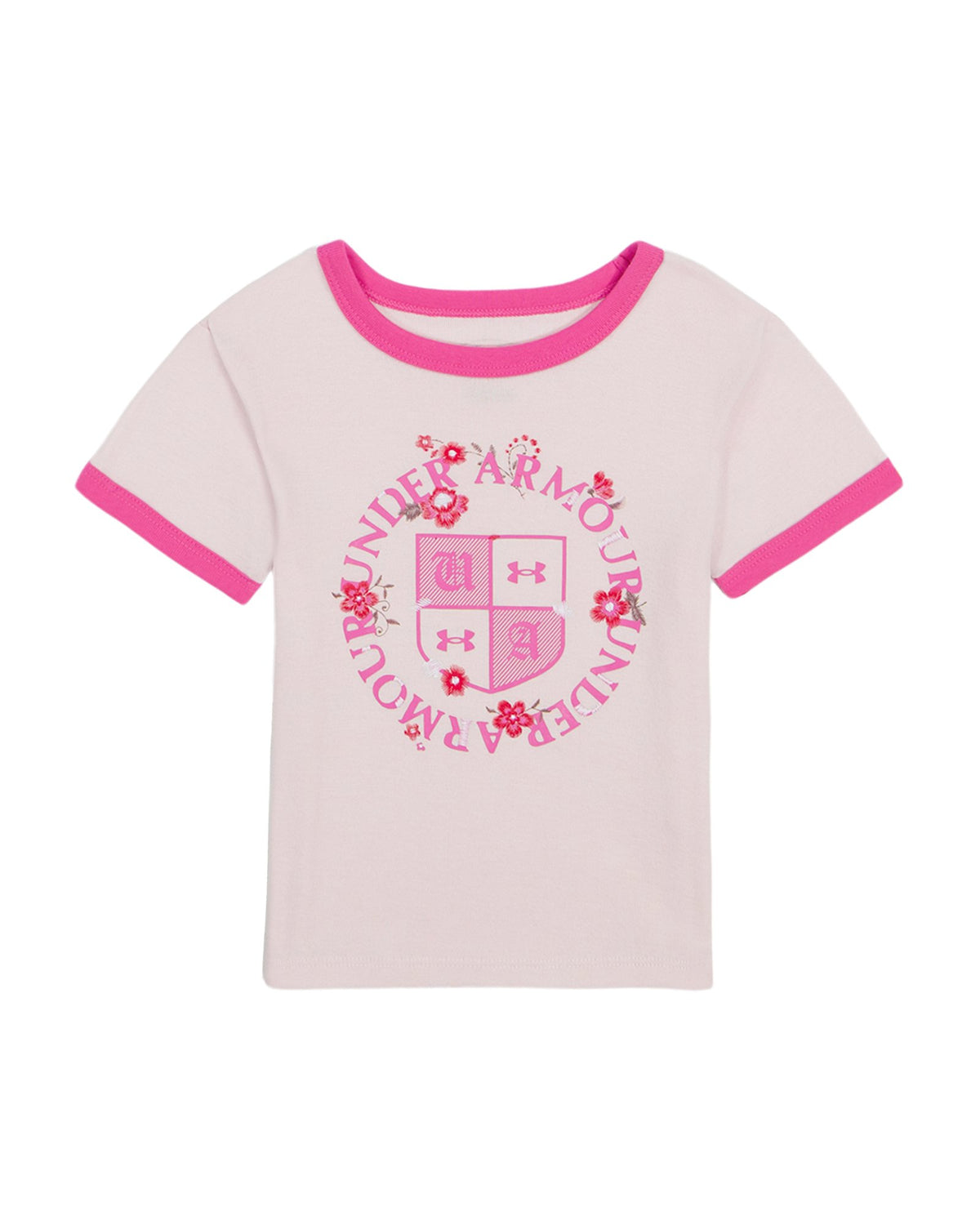 UA Crest Little Girls' T-Shirt - Pink