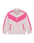 UA Colorblock Stretch Toddler Girls' ¼ Zip - Pink