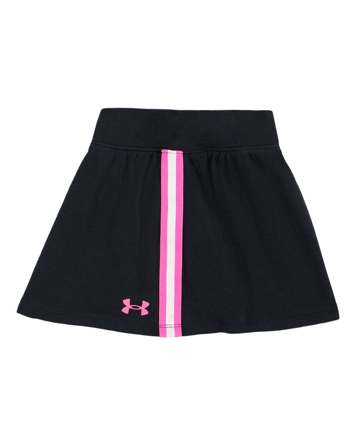 UA Rival Printed Stretch Little Girls' Crew & Skort Set - Pink