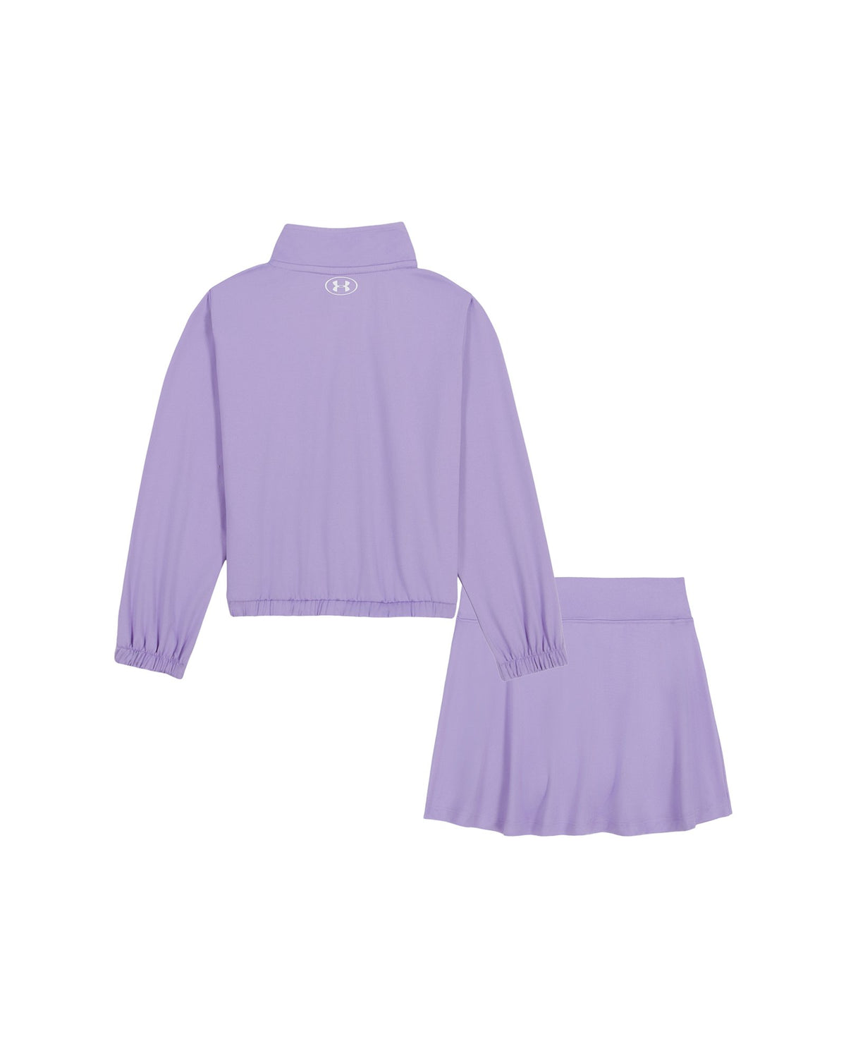 UA ¼ Zip Skort Little Girls' Set - Purple