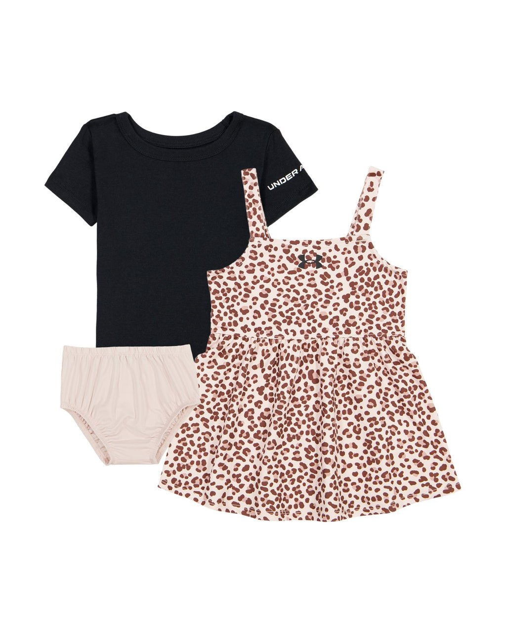 UA Baby Tee & Printed Dress Toddler Girls' Set - Pink
