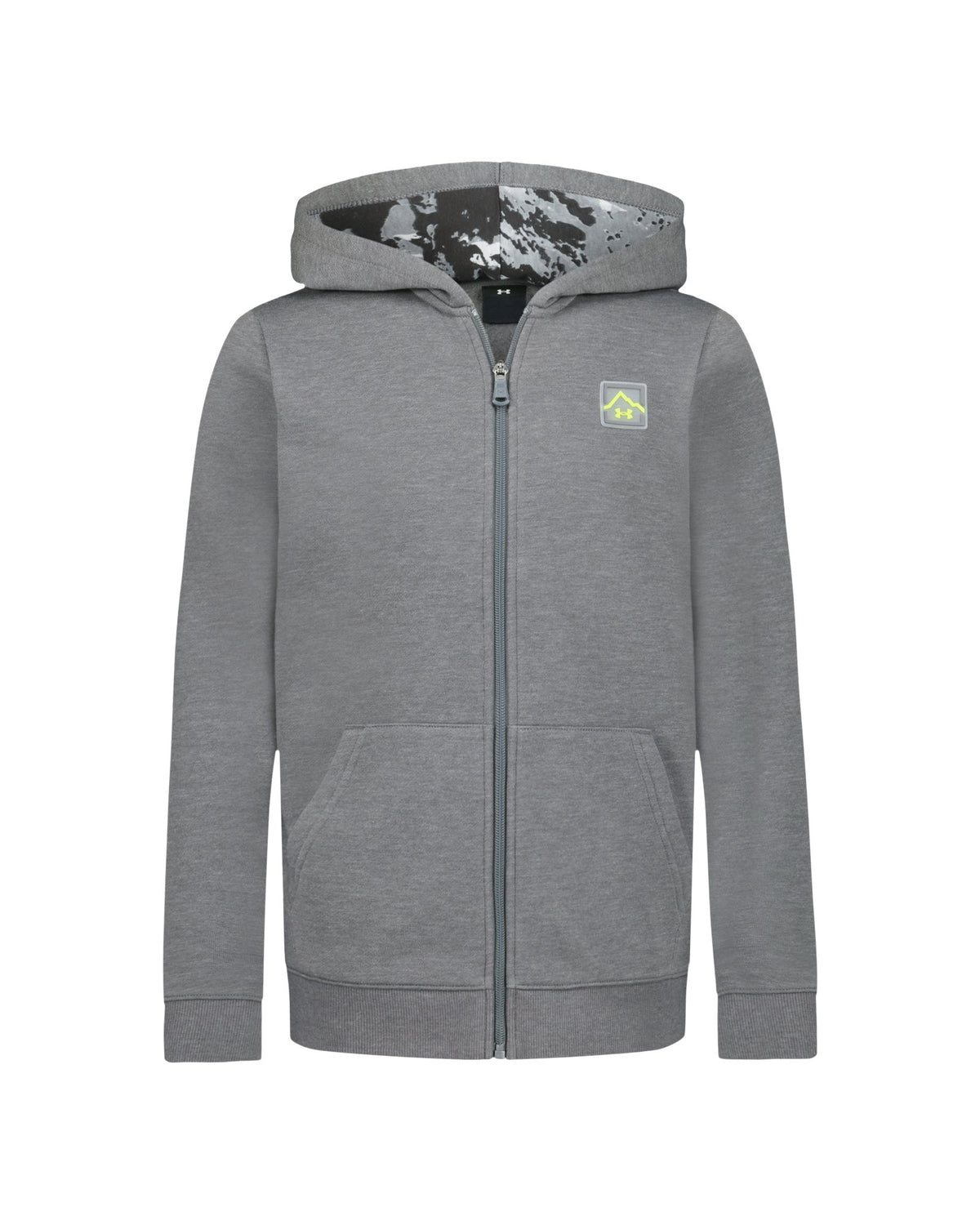 UA Fleece Boys' Full-Zip Hoodie - Gray