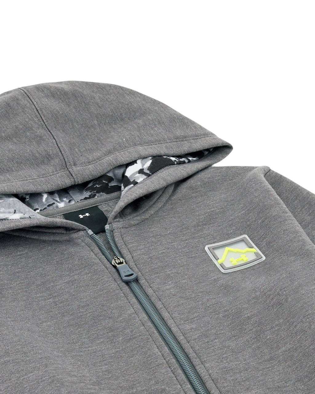 UA Fleece Boys' Full-Zip Hoodie - Gray