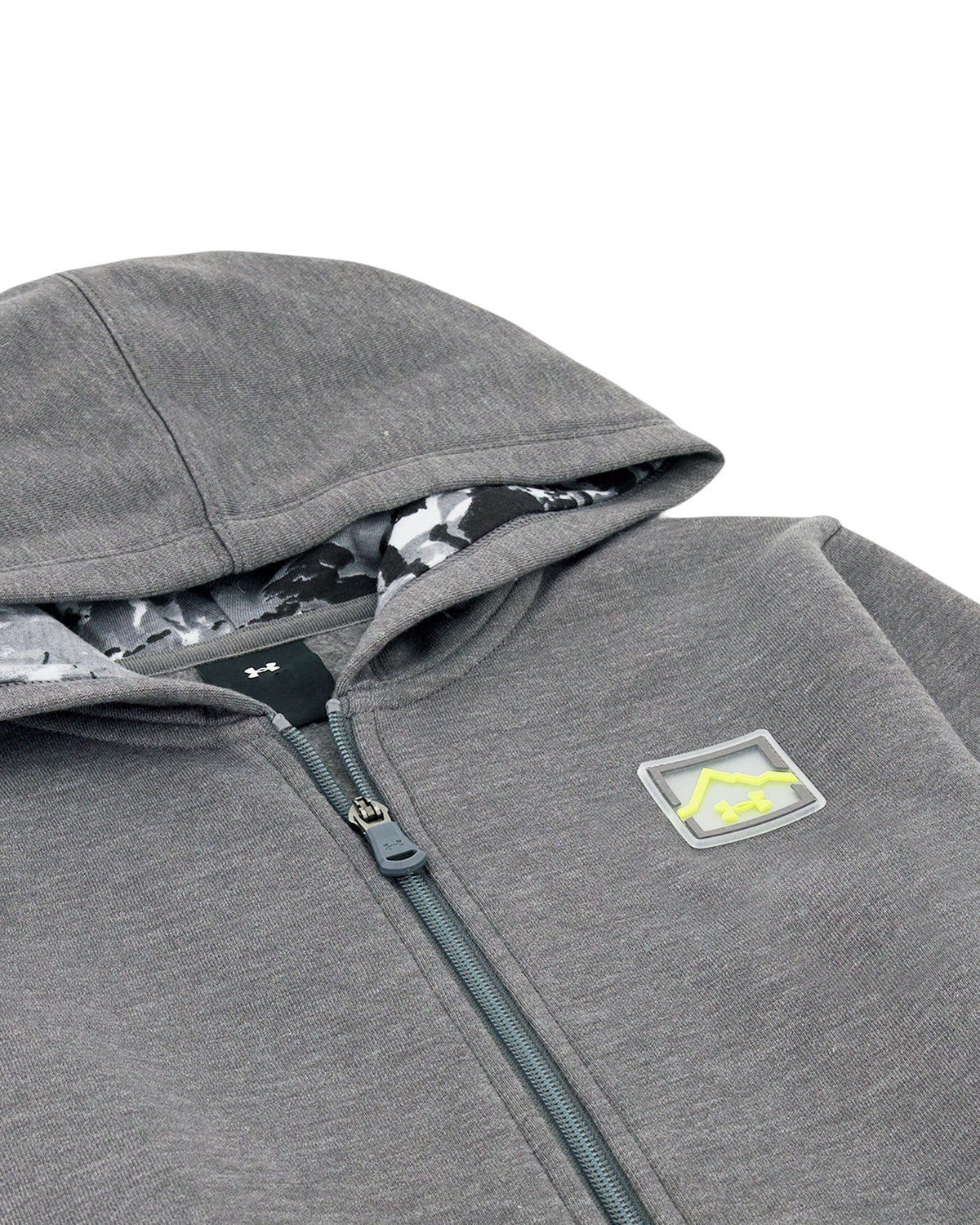UA Fleece Boys' Full-Zip Hoodie - Gray