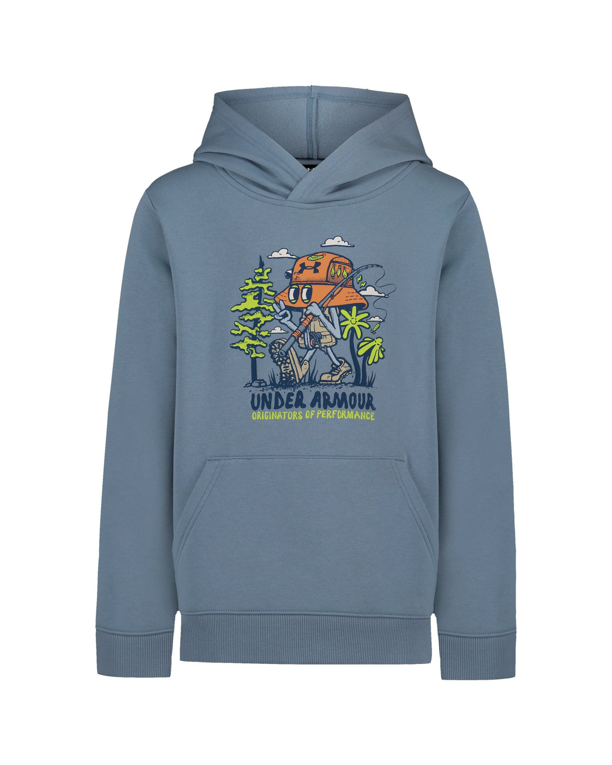 UA Bucky Fishin Boys' Hoodie - Blue