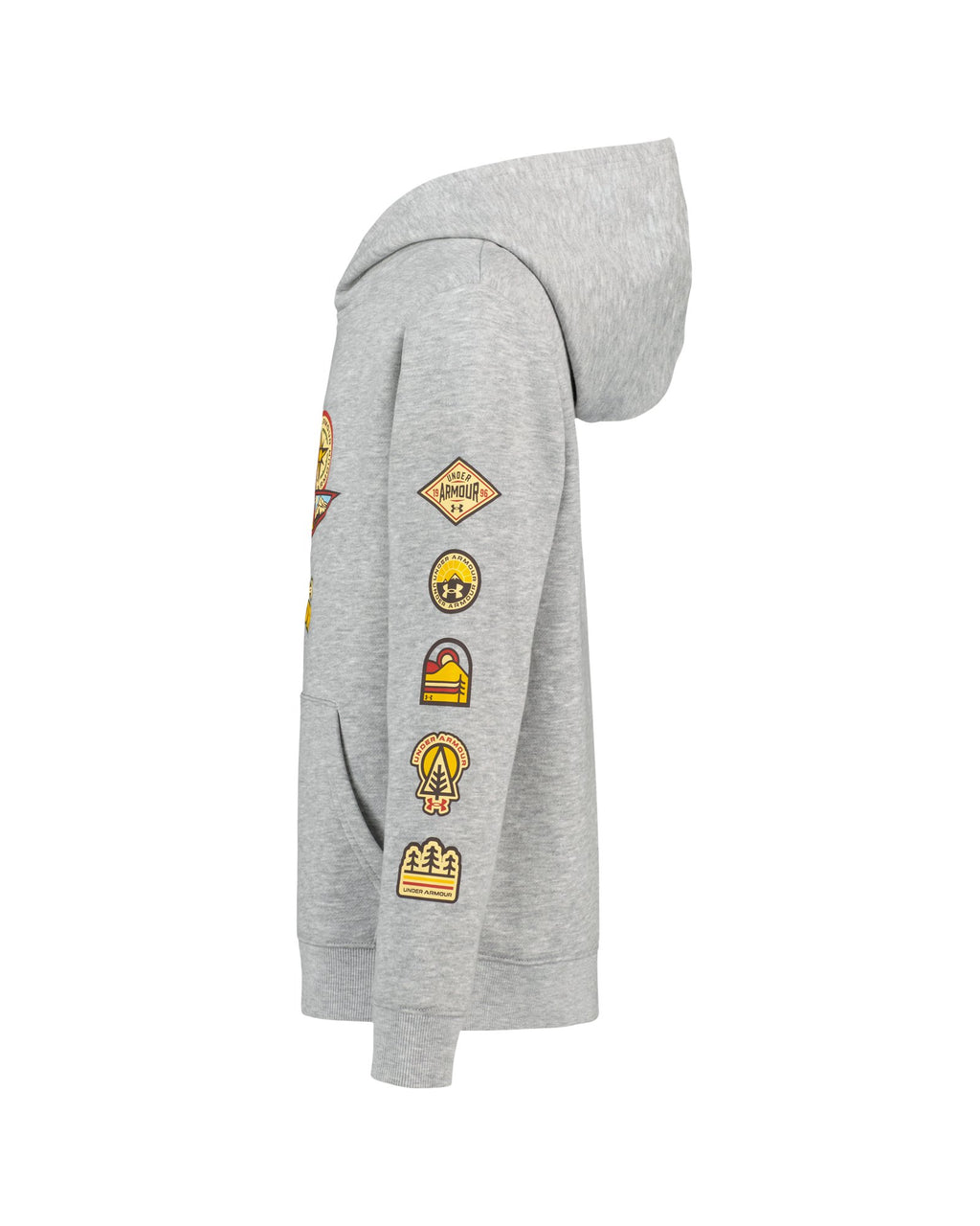 UA Camp Patches Boys' Hoodie - Gray