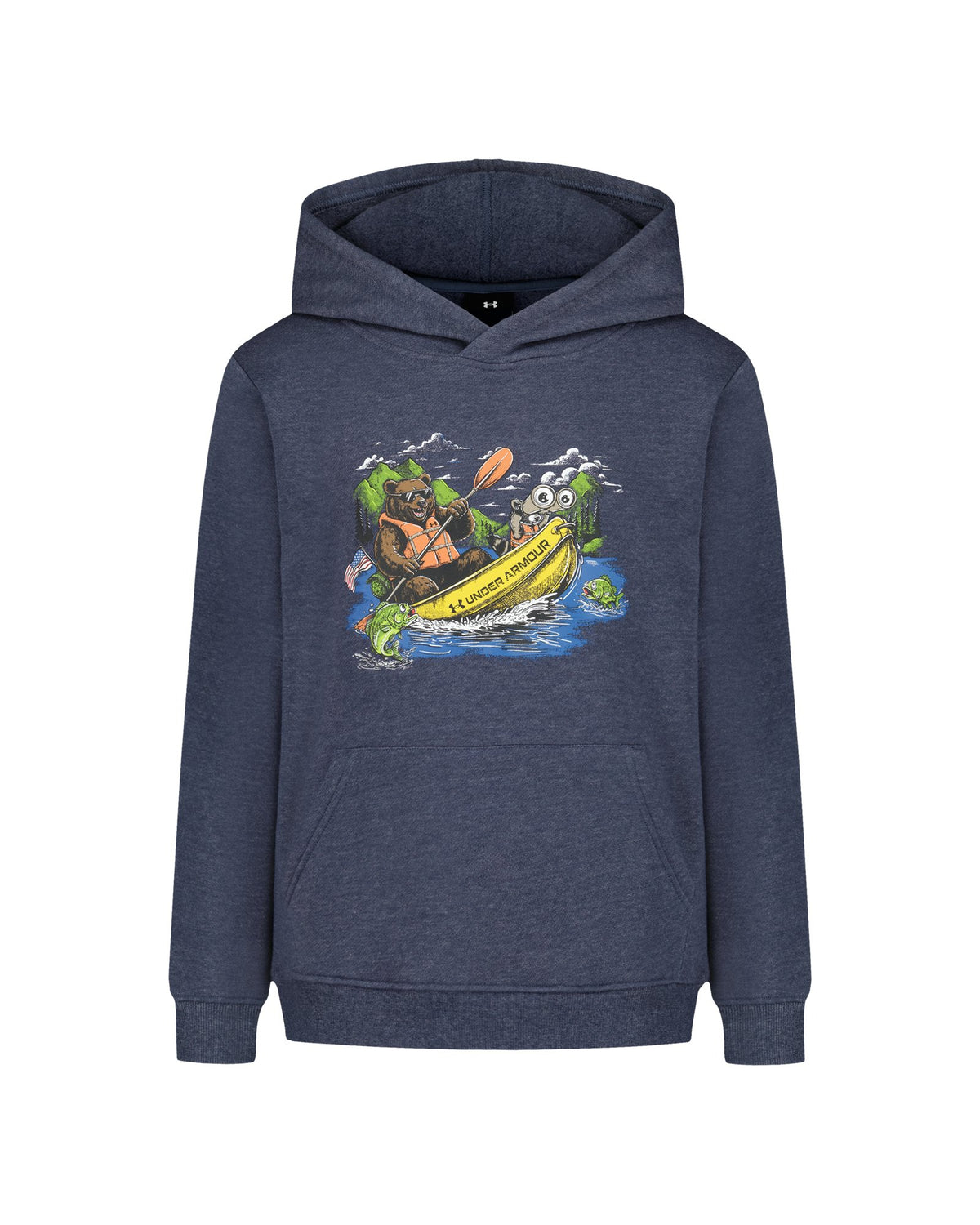 UA Bear Kayak Boys' Hoodie - Gray