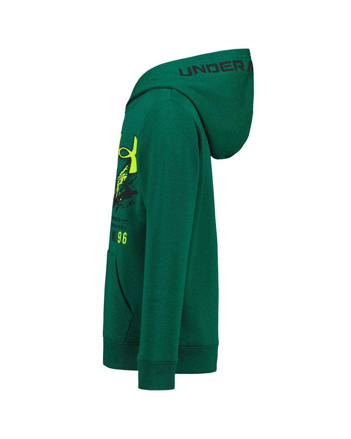UA Coordinates Fleece Logo Boys' Hoodie - Green
