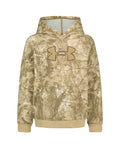 UA Printed Logo Fleece Boys' Hoodie - Brown